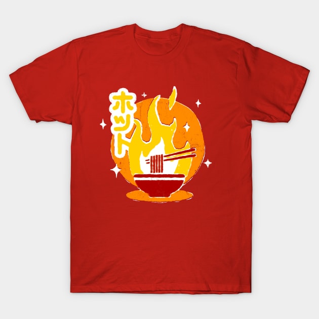 Spicy Noodles T-Shirt by Chris Sayer